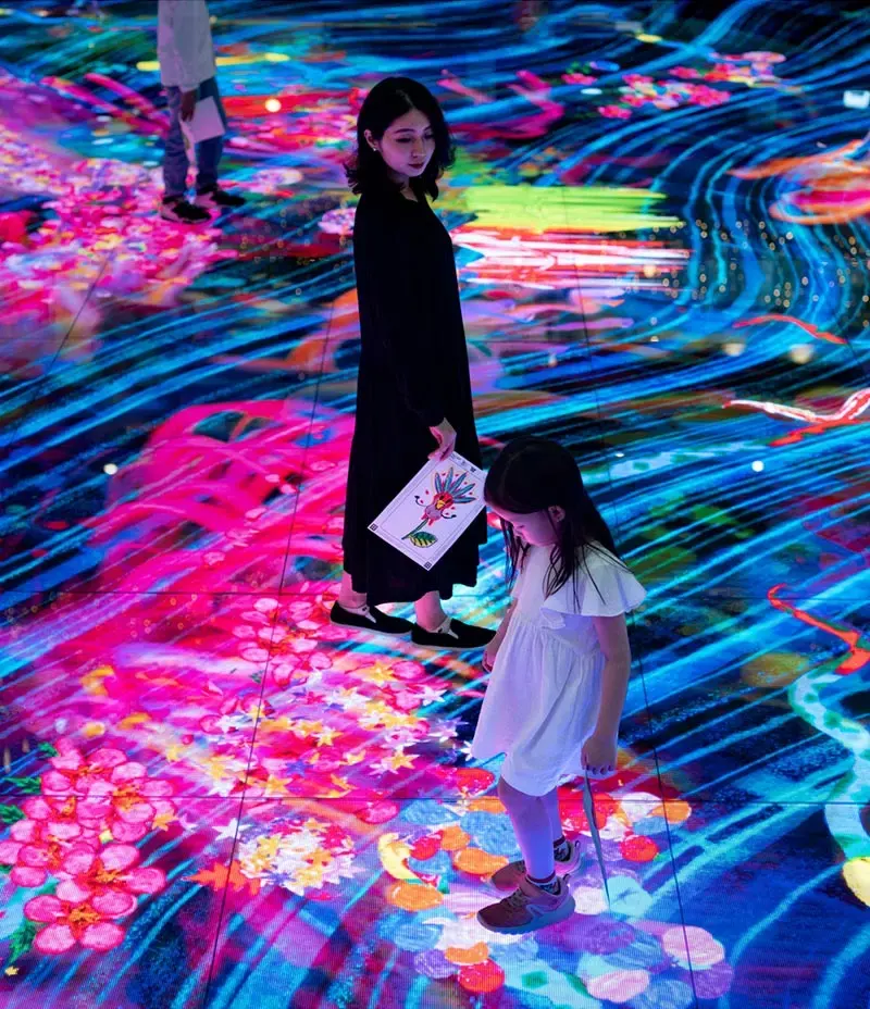 Digital Light Canvas in Singapore - Marina Bay Sands Exhibition